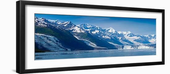 Snowcapped Mountains at College Fjord of Prince William Sound, Alaska, USA-null-Framed Photographic Print