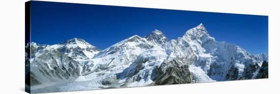 Snowcapped Mountains, Himalayas, Khumba Region, Nepal-null-Stretched Canvas