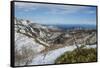 Snowcapped mountains in Shiretoko National Park, UNESCO World Heritage Site, Hokkaido, Japan, Asia-Michael Runkel-Framed Stretched Canvas