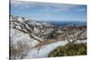 Snowcapped mountains in Shiretoko National Park, UNESCO World Heritage Site, Hokkaido, Japan, Asia-Michael Runkel-Stretched Canvas