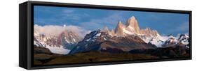 Snowcapped Mountains, Mt Fitzroy, Cerro Torre, Argentine Glaciers National Park, Patagonia-null-Framed Stretched Canvas