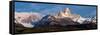 Snowcapped Mountains, Mt Fitzroy, Cerro Torre, Argentine Glaciers National Park, Patagonia-null-Framed Stretched Canvas