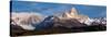 Snowcapped Mountains, Mt Fitzroy, Cerro Torre, Argentine Glaciers National Park, Patagonia-null-Stretched Canvas