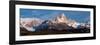 Snowcapped Mountains, Mt Fitzroy, Cerro Torre, Argentine Glaciers National Park, Patagonia-null-Framed Photographic Print