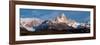Snowcapped Mountains, Mt Fitzroy, Cerro Torre, Argentine Glaciers National Park, Patagonia-null-Framed Photographic Print