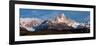 Snowcapped Mountains, Mt Fitzroy, Cerro Torre, Argentine Glaciers National Park, Patagonia-null-Framed Photographic Print