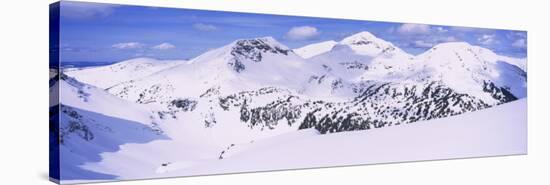 Snowcapped Mountains, Trophy Mountain, Wells Gray Provincial Park, British Columbia, Canada-null-Stretched Canvas