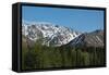 Snowcapped Mountains-cec72-Framed Stretched Canvas