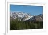 Snowcapped Mountains-cec72-Framed Photographic Print