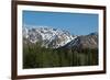 Snowcapped Mountains-cec72-Framed Photographic Print