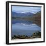 Snowcapped Peaks of the Snowdon Range, Seen from Capel Curig, Snowdonia, Gwynedd, North Wales, UK-Roy Rainford-Framed Photographic Print