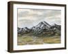 Snowcapped Range II-Michael Willett-Framed Art Print