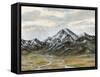 Snowcapped Range II-Michael Willett-Framed Stretched Canvas