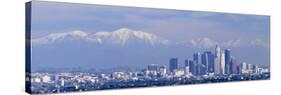 Snowcapped San Gabriel Mountains, Los Angeles, California, USA-null-Stretched Canvas