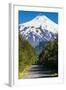 Snowcapped Volcano Villarrica Towering Above Pucon, Southern Chile, South America-Michael Runkel-Framed Photographic Print