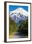 Snowcapped Volcano Villarrica Towering Above Pucon, Southern Chile, South America-Michael Runkel-Framed Photographic Print