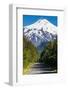 Snowcapped Volcano Villarrica Towering Above Pucon, Southern Chile, South America-Michael Runkel-Framed Photographic Print