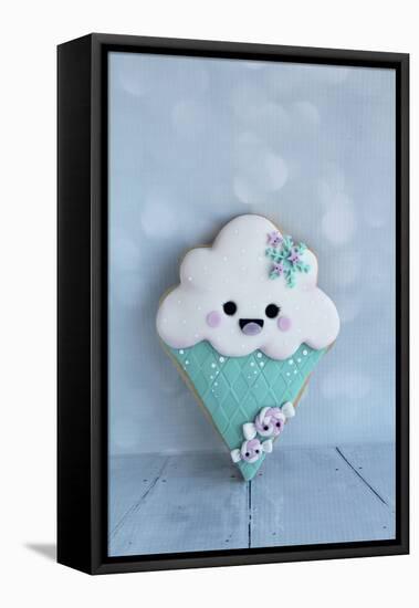 Snowcone Cookie-null-Framed Stretched Canvas