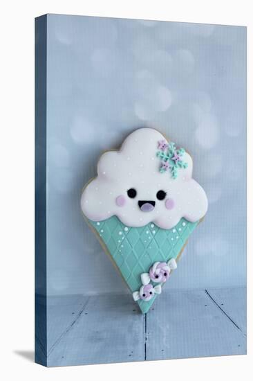 Snowcone Cookie-null-Stretched Canvas
