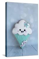 Snowcone Cookie-null-Stretched Canvas