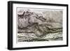 Snowdon, an Approaching Storm, 1853-James Ward-Framed Giclee Print