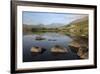 Snowdon and Llynnau Mymbyr, Capel Curig, Snowdonia National Park, Conwy, Wales, UK-Stuart Black-Framed Photographic Print