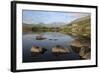 Snowdon and Llynnau Mymbyr, Capel Curig, Snowdonia National Park, Conwy, Wales, UK-Stuart Black-Framed Photographic Print