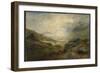 Snowdon from Capel Cupig, 1870 (Oil on Canvas)-John Finnie-Framed Giclee Print