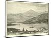 Snowdon, from Llanberis Lake-null-Mounted Giclee Print