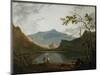 Snowdon from Llyn Nantlle, C.1765-66-Richard Wilson-Mounted Premium Giclee Print