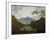 Snowdon from Llyn Nantlle, C.1765-66-Richard Wilson-Framed Giclee Print