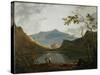 Snowdon from Llyn Nantlle, C.1765-66-Richard Wilson-Stretched Canvas