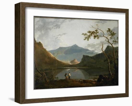 Snowdon from Llyn Nantlle, C.1765-66-Richard Wilson-Framed Giclee Print