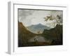 Snowdon from Llyn Nantlle, C.1765-66-Richard Wilson-Framed Giclee Print