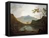 Snowdon from Llyn Nantlle, um 1765/67-Richard Wilson-Framed Stretched Canvas