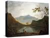 Snowdon from Llyn Nantlle, um 1765/67-Richard Wilson-Stretched Canvas