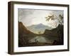 Snowdon from Llyn Nantlle, um 1765/67-Richard Wilson-Framed Giclee Print