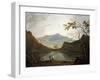 Snowdon from Llyn Nantlle, um 1765/67-Richard Wilson-Framed Giclee Print