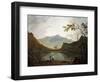 Snowdon from Llyn Nantlle, um 1765/67-Richard Wilson-Framed Giclee Print