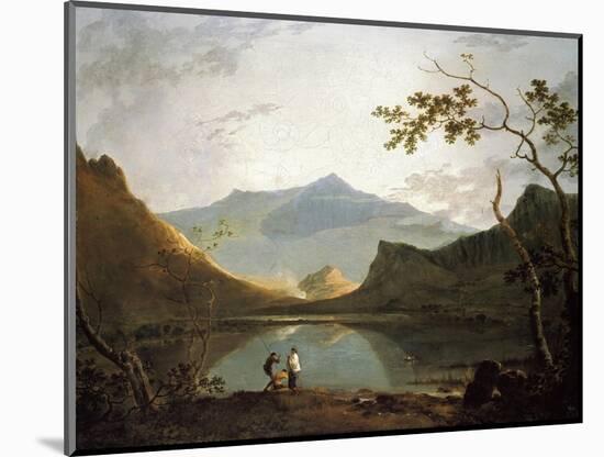 Snowdon from Llyn Nantlle, um 1765/67-Richard Wilson-Mounted Giclee Print