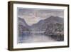 Snowdon Llanberis Lake-Robert Fowler-Framed Art Print