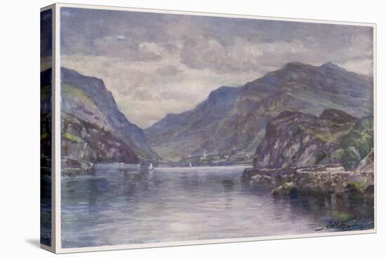 Snowdon Llanberis Lake-Robert Fowler-Stretched Canvas