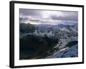 Snowdon Mountain and Surrounding Ridges, Snowdonia National Park, Gwynedd, Wales, UK, Europe-Duncan Maxwell-Framed Photographic Print