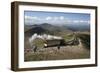 Snowdon Mountain Railway Train and the Llanberis Path-Stuart Black-Framed Photographic Print