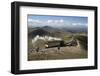 Snowdon Mountain Railway Train and the Llanberis Path-Stuart Black-Framed Photographic Print