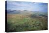 Snowdonia National Park Aerial View-Adrian Warren-Stretched Canvas