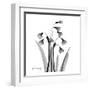 Snowdrop Black and White-Albert Koetsier-Framed Art Print