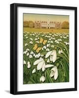 Snowdrop Day, Hatfield House, 1999-Frances Broomfield-Framed Giclee Print