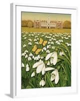 Snowdrop Day, Hatfield House, 1999-Frances Broomfield-Framed Giclee Print