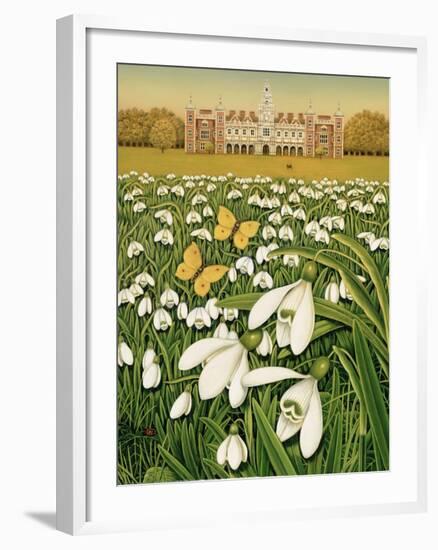 Snowdrop Day, Hatfield House, 1999-Frances Broomfield-Framed Giclee Print